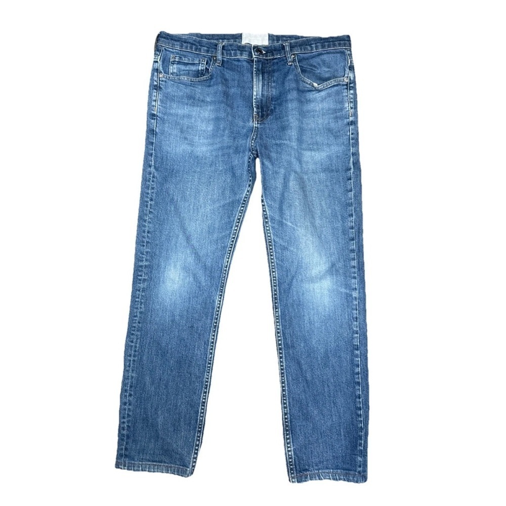 Everlane Men’s 34x32 Slim Fit Jeans Blue Wash Mid Rise Straight Cotton